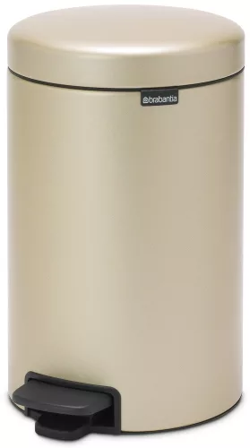 Brabantia NewIcon pedálos hulladékgyűjtő szagmentesen záródó Soft-Close fedél, műanyag tartály, 12L - X méret, acél,