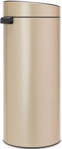 Brabantia Touch Bin New Soft-Touch nyomófedeles hulladékgyűjtő belső tartállyal, kerek, 30L - G méret, acél, aranyfényű