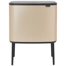   Brabantia Bo Touch Bin nyomófedeles szelektív hulladékgyűjtő, magasított, lábakon álló, műanyag tartály, 3x11L - X méret