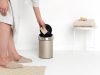 Brabantia Touch Bin fali/álló nyomófedeles hulladékgyűjtő XXS, 3L - A méret, aranyfényű acél test, r.m. acél selyem fedő