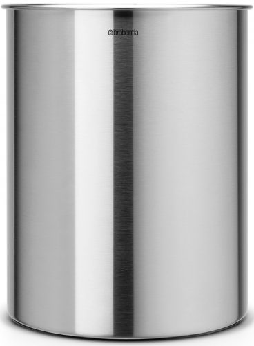 Brabantia Papírkosár fedél nélkül, 15L - D méret, H=262mm, D=325mm, r.m. acél, selyem matt - 313387