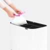 Brabantia Bo Touch Bin nyomófedeles szelektív hulladékgyűjtő, magasított, lábakon álló, műanyag tartály, 3x11L - X méret