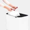 Brabantia Bo Touch Bin nyomófedeles szelektív hulladékgyűjtő, magasított, lábakon álló, műanyag tartály, 11+23L - X+J