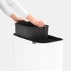 Brabantia Bo Touch Bin nyomófedeles szelektív hulladékgyűjtő, magasított, lábakon álló, műanyag tartály, 11+23L - X+J