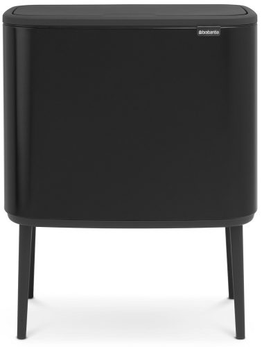 Brabantia Bo Touch Bin nyomófedeles szelektív hulladékgyűjtő, magasított, lábakon álló, műanyag tartály, 3x11L - X méret