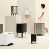 Brabantia Bo Touch Bin nyomófedeles szelektív hulladékgyűjtő, magasított, lábakon álló, műanyag tartály, 3x11L - X méret