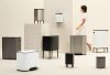 Brabantia Bo Touch Bin nyomófedeles szelektív hulladékgyűjtő, magasított, lábakon álló, műanyag tartály, 11+23L - X+J