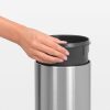 Brabantia Touch Bin fali/álló nyomófedeles hulladékgyűjtő XXS, 3L - A méret, r.m. acél, selyem matt - 363986