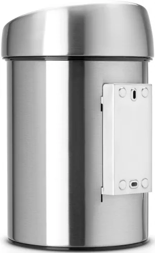 Brabantia Touch Bin fali/álló nyomófedeles hulladékgyűjtő XXS, 3L - A méret, r.m. acél, selyem ujjlenyomatmentes