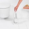 Brabantia ReNew WC-kefe padlón álló tartóval, acél, fehér - 414664