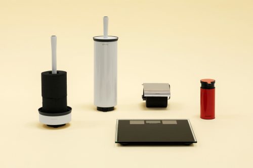 Brabantia Profile fali/álló tartalék kistekercses WC-papír tartó, 3 tekercses, acél, fehér - 483448