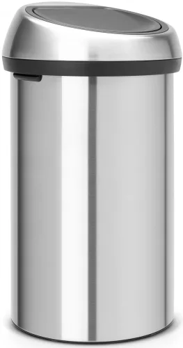 Brabantia Touch Bin nyomófedeles hulladékgyűjtő XXL, 60L - H méret, selyem ujjlenyomatmentes r.m. acél test, selyem