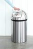 Brabantia Push Bin nyomófedeles hulladékgyűjtő XXL, 60L - H méret, r.m. acél, selyem - 484520