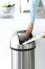 Brabantia Push Bin nyomófedeles hulladékgyűjtő XXL, 60L - H méret, r.m. acél, selyem - 484520