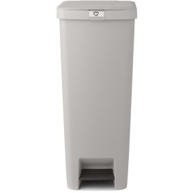   Brabantia StepUp pedálos kuka hulladéktípus jelölő ablakkal, lecsapódásgátló fedél, 40L - L méret, 91% újrahasznosított