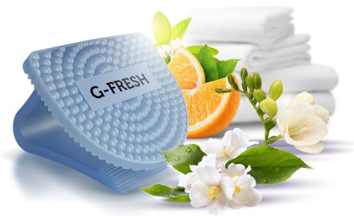 G-FRESH Linen Breeze - frissen mosott ruha illatú illatosító párna CLIP-es akasztóval, flexibilis fül, újrahasznosítható