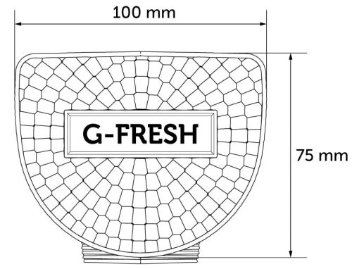 G-FRESH Linen Breeze - frissen mosott ruha illatú illatosító párna CLIP-es akasztóval, flexibilis fül, újrahasznosítható
