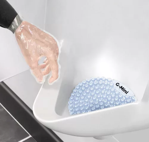 G-Mini Ice Cool - jeges frissesség piszoár illatosító betét, kompakt méret, 45 napos fokozott illatanyag-tartalom