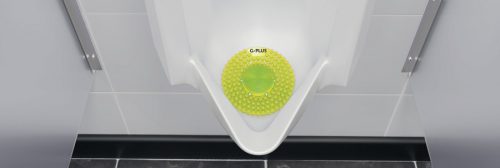 G-PLUS Citrus - citrus-mangó illatú piszoár rács, húgykő- vízkőlazító enzimmel, 60 napos