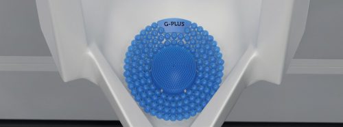 G-PLUS Marine Musk - tengeri pézsma illatú piszoár rács, húgykő- vízkőlazító enzimmel, 60 napos