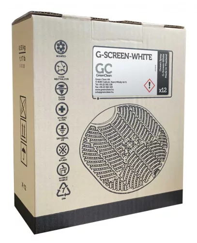 G-Screen White - Ocean Spray - óceán illatú piszoár rács