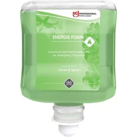   SCJP Energie Foam habszappan illóolajokat tartalmazó energizáló illattal - citrus és fűszer kombináció, zöld, Proline