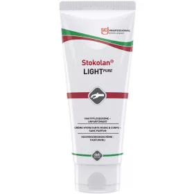   SCJP Stokolan Light Pure illatanyag- és színezékmentes kézkrém shea vajjal, bőrpuhító és hidratáló összetevőkkel,