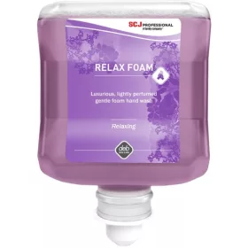   SCJP Relax Foam habszappan illóolajokat tartalmazó relaxáló illattal - cédrusfa és pacsuli, lila, Proline manuális