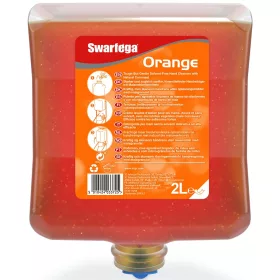  SCJP Swarfega Orange Heavy Duty ipari kézmosó közepesen makacs olajos, zsíros szennyeződésekre, kukoricacsutka