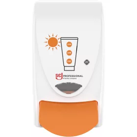   SCJP Proline Protect Sun napvédő krém adagoló Stokoderm SUN PROTECT 50 PURE patronhoz, manuális, 1L, ABS műanyag, fehér