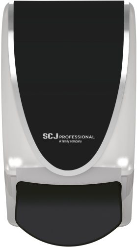 SCJP Proline Quick-View nyomógombos adagoló patronos rendszerű kézhigiénés és bőrápoló termékekhez, manuális, 1L, ABS