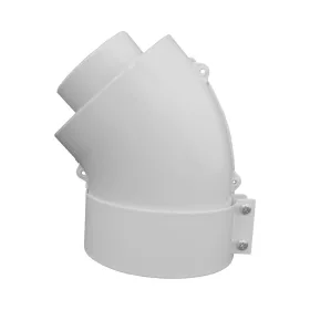 BAXI turbó könyök 45° kazánhoz fehér D60/100mm