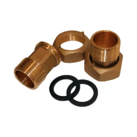   B-METERS vízmérő óra csatlakozó, tömítéssel, plombázható, 3/4" vízórákhoz