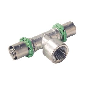   COMAP 7130GW MultiSkin press T-idom, menetes ággal, 20x2mm-1/2"B-20x2mm