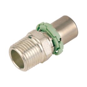   COMAP 7243GW MultiSkin press külső menetes átmeneti idom, 26x3mmx3/4"K