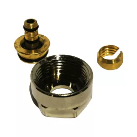   CONCEPT szorítógyűrűs csatlakozó, ötrő.csőre, Eurokón., 11.6x1.5mm-3/4", falfűtéshez