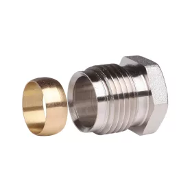   DANFOSS szorítógyűrűs csatlakozó, fémcsövekhez, 15mmx1/2"K