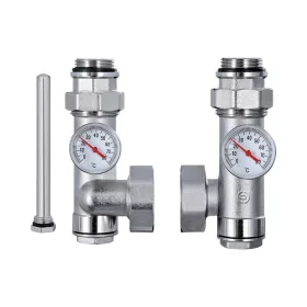   DELTA szivattyú bekötő elem, padlófűtés osztóhoz, oldalsó bekötéssel, (210mm) 1"