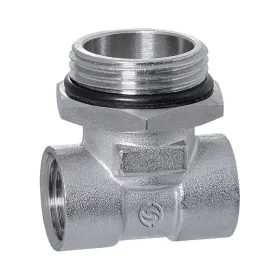   DELTA T osztó végelem, tömítő gyűrűvel, 1"Kx1/2"Bx1/2"B