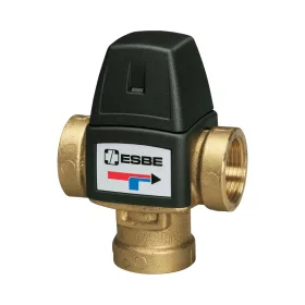   ESBE VTA321 termosztatikus háromjáratú keverőszelep, 35-60°, Kvs=1.6, 3/4"B