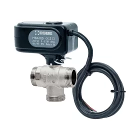   ESBE MBA132 motoros golyóscsap, háromjáratú, végállás kapcs., kvs=9.6m3/h, 230V, 1"KK