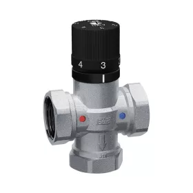   FAR TermoFar termosztatikus padlófűtés/HMV-keverőszelep, hőmérséklet 30-65°C, max 95°C, 3/4"