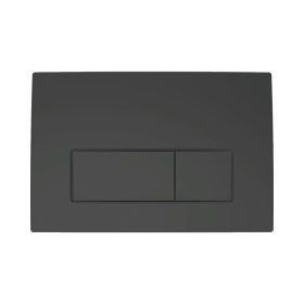   GEBERIT Delta50 nyomólap, WC-tartályhoz, 2 vízmennyiséges, matt fekete