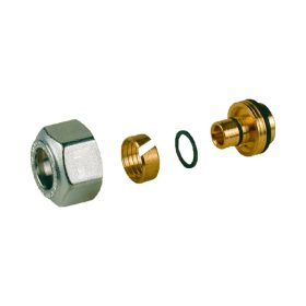   GIACOMINI R179M sz.gyűrűs csatl ötrétegű és műa csövekhez, 18x17x2mm