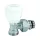 GIACOMINI R431TG termosztatikus radiátorszelep, sarok, 1/2"-18mm kézi kerékkel