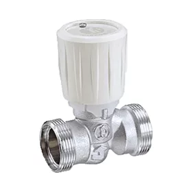   GIACOMINI R432A termosztatikus radiátorszelep, egyenes, 18-18mm kézi kerékkel