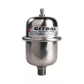   GITRAL AB05-INOX vízütés gátló tágulási tartály 0.5l, 1/2", 3.5bar, inox