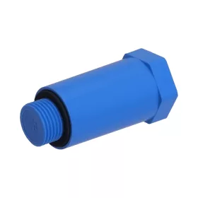 HAAS nyomáspróba dugó, kék, 1/2"