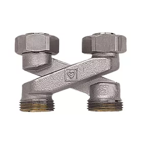  HERZ X-keresztcsatlakozó, 2db, 3/4"x3/4", 50mm(páros ár)