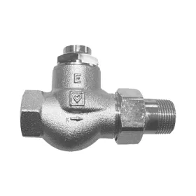   HERZ RL1 visszatérő radiátorszelep, egyenes, kisellenállású, 1"